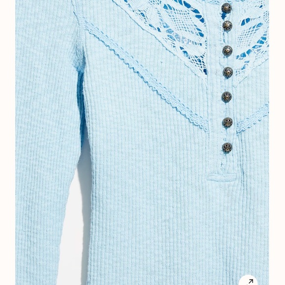 Free people lace Henley - Picture 2 of 13